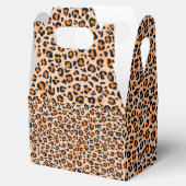Orange and Brown Leopard Print フェイバーボックス (オープン)