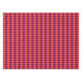 Orange and Purple Harlequin Checkered Design  テーブルクロス (正面(横))