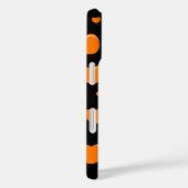 orange and purple hearts polka dots Case-Mate iPhoneケース (裏面 / 右)