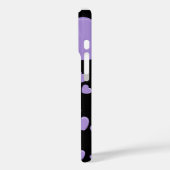 orange and purple hearts polka dots Case-Mate iPhoneケース (裏面 / 左)