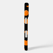 orange and purple hearts polka dots Case-Mate iPhoneケース (裏面 / 右)