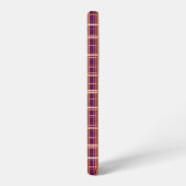 Orange and Purple Tartan Plaid Pattern Samsung Galaxyケース (左側面)