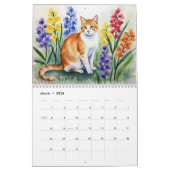 Orange and White Cats AI-generated Images カレンダー (3月 2026)