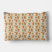 Orange and White Cats Naive Art Style Small アクセサリーポーチ (裏面)
