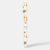 Orange and white floral pattern features daisies Case-Mate iPhoneケース (裏面 / 左)