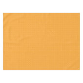Orange and White Polka Dots テーブルクロス (正面(横))