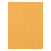 Orange and White Polka Dots テーブルクロス (正面)