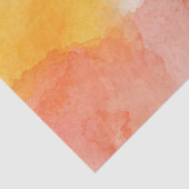 Orange and Yellow Watercolor Art 薄葉紙 (詳細)