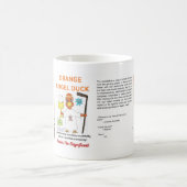 ORANGE ANGEL DUCK Classic Mug, 11 oz コーヒーマグカップ (中央)