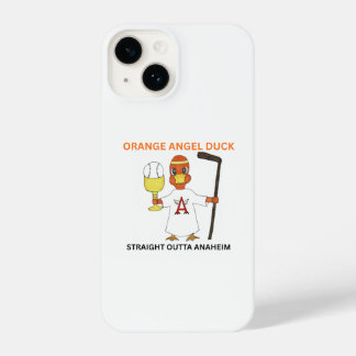 Orange Angel Duck Iphone 14 slim fit case iPhone 14ケース