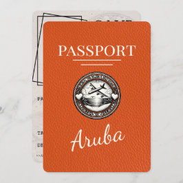 Orange Aruba Passport日付の保存 セーブザデート