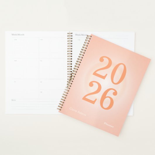 Orange Aura Big Year Planner プランナー手帳 (ディスプレー)