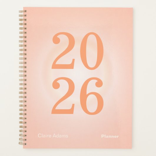 Orange Aura Big Year Planner プランナー手帳 (正面)