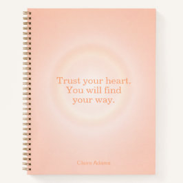 Orange Aura Message Notebook ノートブック