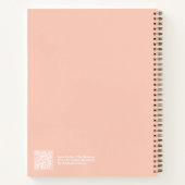 Orange Aura Message Notebook ノートブック (裏面)