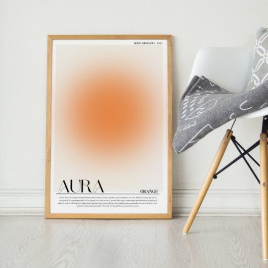 Orange Aura Poster ポスター