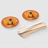 Orange Basketball Player Photo High School Spirit ハンドファン (組立なし)