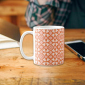 Orange Batik Pattern Mug コーヒーマグカップ