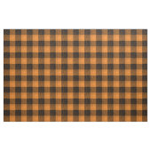  Orange Black Crosshatch Buffalo Check ファブリック (ヤード)