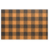  Orange Black Crosshatch Buffalo Check ファブリック (ファットクウォーター)