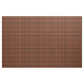 Orange & Black Gingham Plaid ファブリック (ヤード)