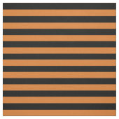 Orange Black Horizontal Stripes Half Inch Size ファブリック (見本)