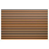 Orange Black Horizontal Stripes Half Inch Size ファブリック (ファットクウォーター)