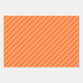 Orange, Black & White ラッピングペーパーシート (正面3)