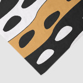 Orange Black White Stripes 薄葉紙 (詳細)