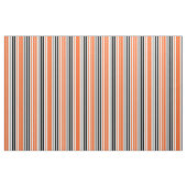 Orange Black White Stripes Pattern Design  ファブリック (ヤード)