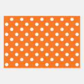 Orange, Black & White Wrapping Paper Sheets ラッピングペーパーシート (正面)