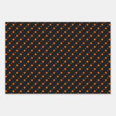 Orange, Black & White Wrapping Paper Sheets ラッピングペーパーシート (正面3)