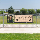 ORANGE & BLK 2026 | Graduation Banner with Photo 横断幕 (インサイチュ)