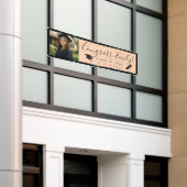 ORANGE & BLK 2026 | Graduation Banner with Photo 横断幕 (ビルの外側)