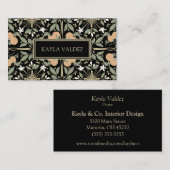 Orange Blossoms Botanical 名刺 (正面/裏面)