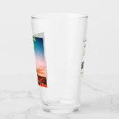 orange boho日付を保存QRウェブサイト名を追加phot タンブラーグラス (左)