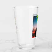 orange boho日付を保存QRウェブサイト名を追加phot タンブラーグラス (右)