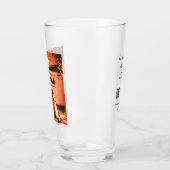 orange boho日付を保存QRウェブサイト名を追加phot タンブラーグラス (左)