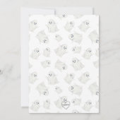 Orange Boo day birthday 招待状 (裏面)