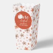 ORANGE BOW & ARCH FALL PUMPKIN FLOWERS BIRTHDAY フェイバーボックス (裏面)