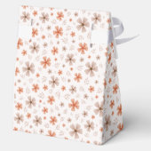 ORANGE BOW & ARCH FALL PUMPKIN FLOWERS BIRTHDAY フェイバーボックス (裏面)