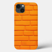 Orange Brick Wall iPhone Case Bright Style Case-Mate iPhoneケース (裏面)