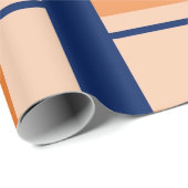 Orange Buffalo Plaid Wrapping Paper ラッピングペーパー (ロールコーナー)