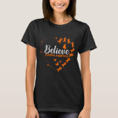 Orange Butterfly Leukemia Awareness Tシャツ (正面)