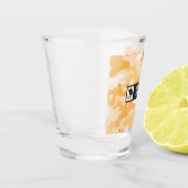 Orange Camouflage Military Shot Glass ショットグラス (左)