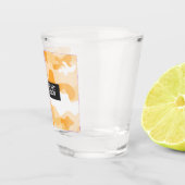 Orange Camouflage Military Shot Glass ショットグラス (右)