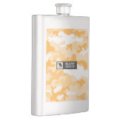 Orange Camouflage Pattern Military フラスク (右)