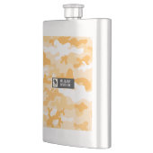 Orange Camouflage Pattern Military フラスク (左)