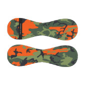 Orange Camouflage Pattern, Your name, Personalize 野球ボール (パネル)