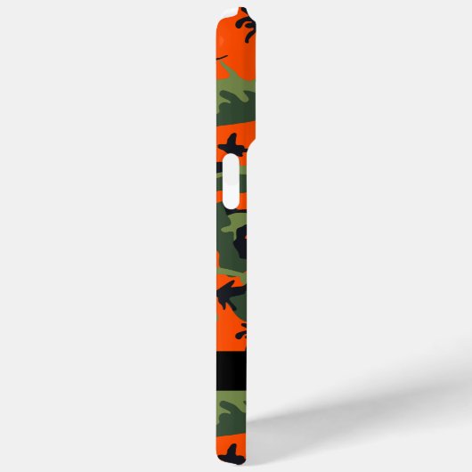 Orange Camouflage Pattern, Your name, Personalize Case-Mate iPhoneケース (裏面 / 右)